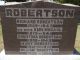 Photo of headstones/thumb_Robertson Family Headstone Ripley Huron Cemetery, Ripley, Bruce County, Ontario, Canada